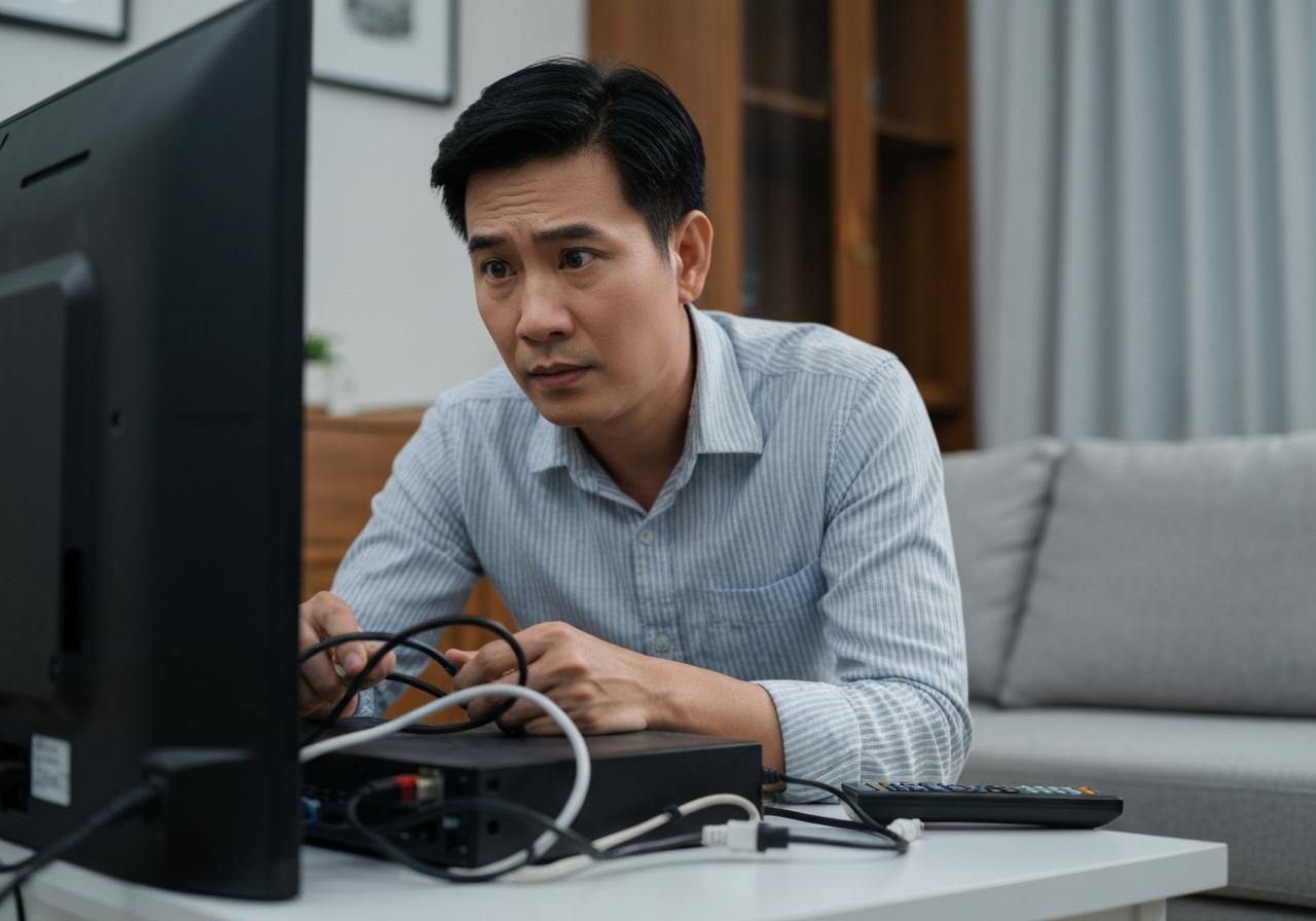 Xử lý lỗi mất tín hiệu truyền hình cáp Sông Thu