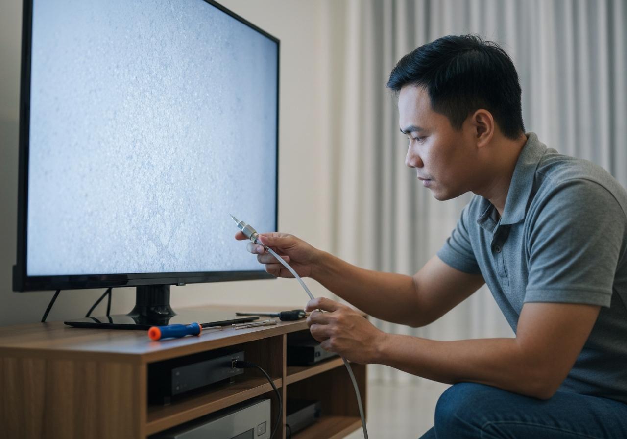 Giải pháp cho các vấn đề nâng cao: Tín hiệu yếu, hình ảnh mờ nhiễu