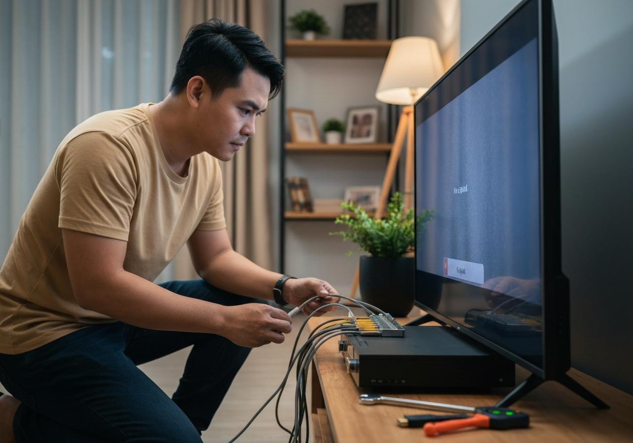 Cách kiểm tra tín hiệu truyền hình cáp